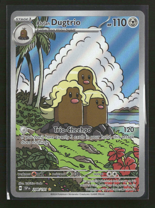 SV08: Surging Sparks Alolan Dugtrio #208/191