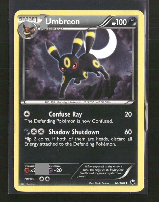 Dark Explorers Umbreon (61) #61/108
