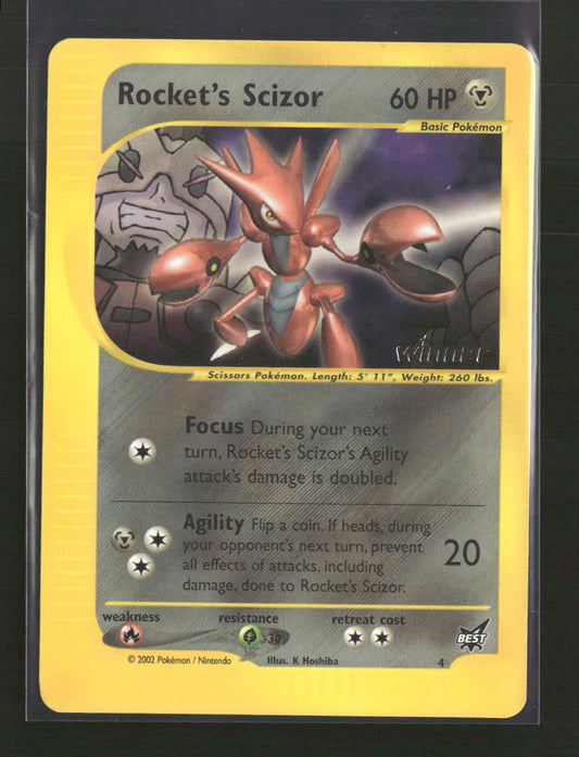 Best of Promos Rocket's Scizor #004/009