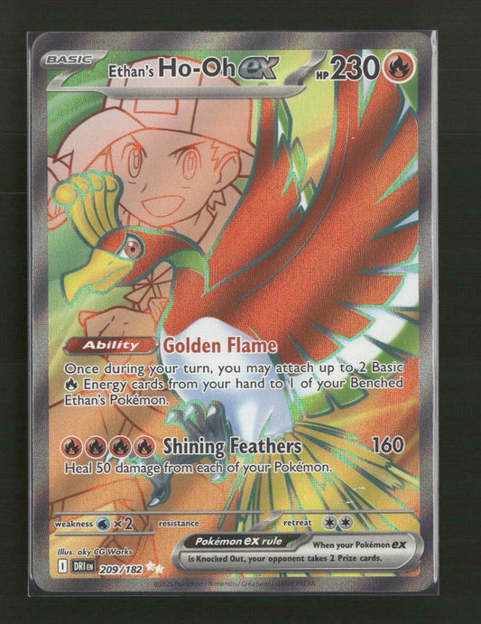 SV10: Destined Rivals Ethan's Ho-Oh ex #209/182