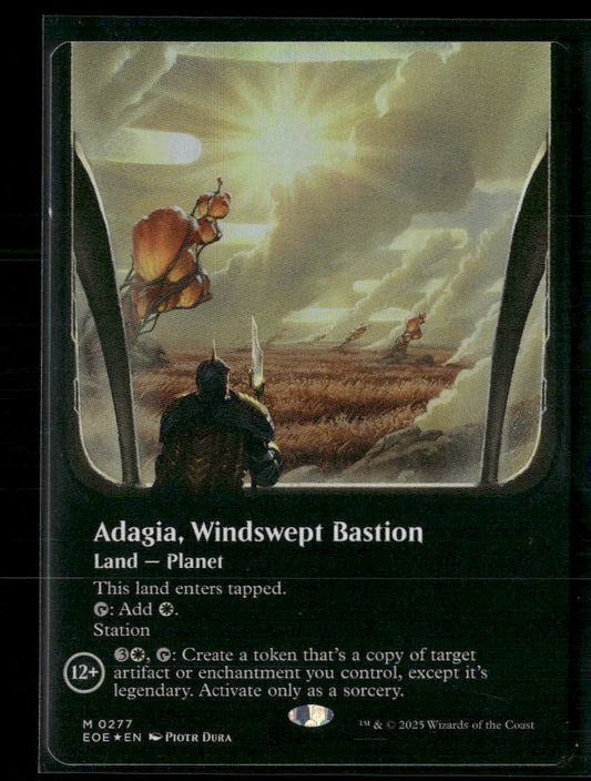 Edge of Eternities Adagia, Windswept Bastion (Borderless) #277