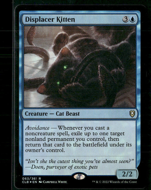 Commander Legends: Battle for Baldur's Gate Displacer Kitten #63