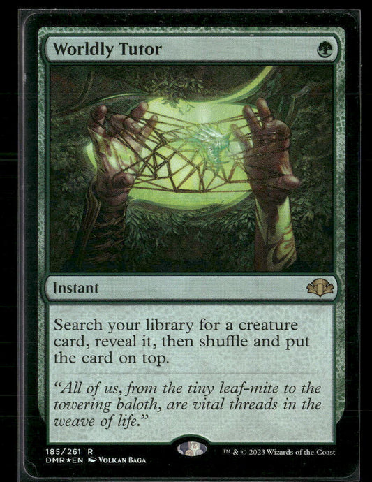 Dominaria Remastered Worldly Tutor #185