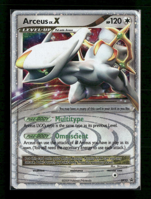Diamond and Pearl Promos Arceus LV.X #DP53
