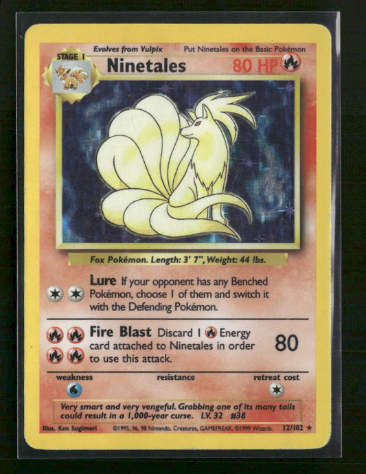 Base Set Ninetales #012/102