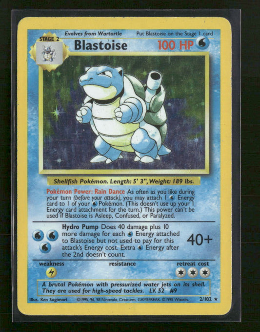 Base Set Blastoise #002/102
