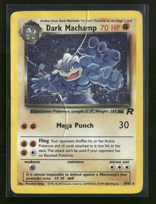 Team Rocket Dark Machamp (10) #10/82