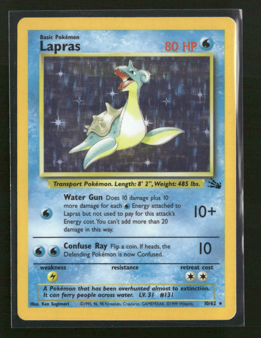 Fossil Lapras (10) #10/62