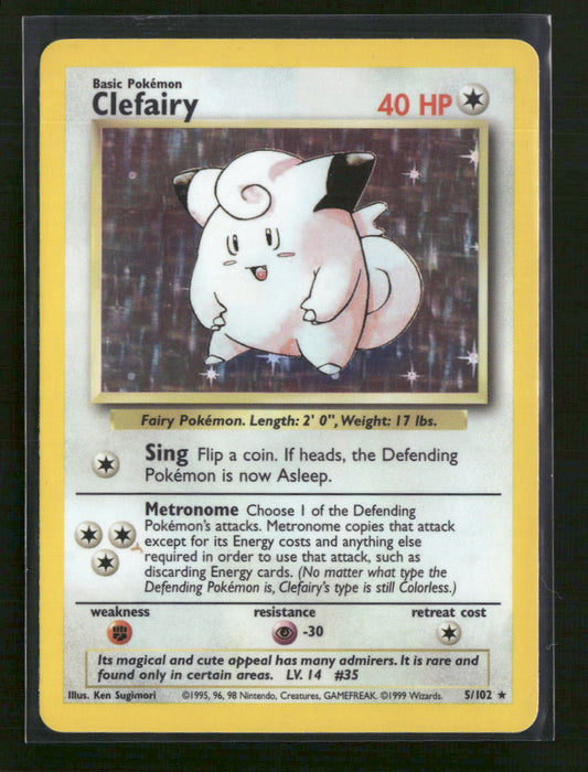 Base Set Clefairy #005/102