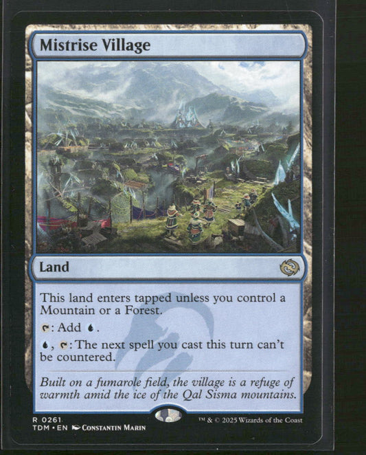 Tarkir: Dragonstorm Mistrise Village #261