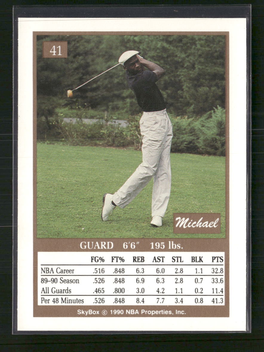 Michael Jordan 1990-91 SkyBox #41