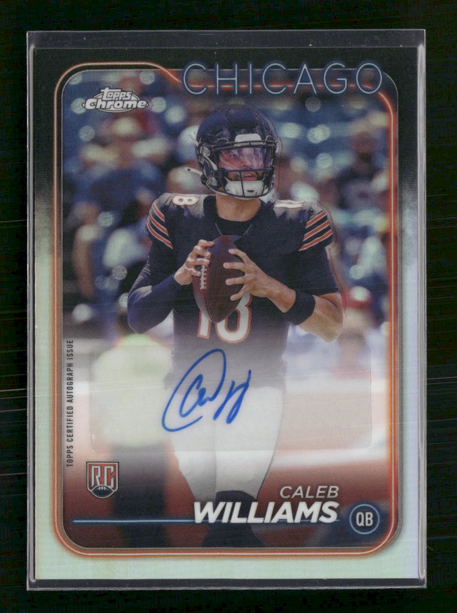 2024 Topps Chrome Rookie Autographs Caleb Williams Auto #RA-CWI