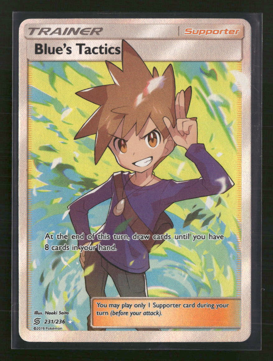 SM - Unified Minds Blue's Tactics (Full Art) #231/236