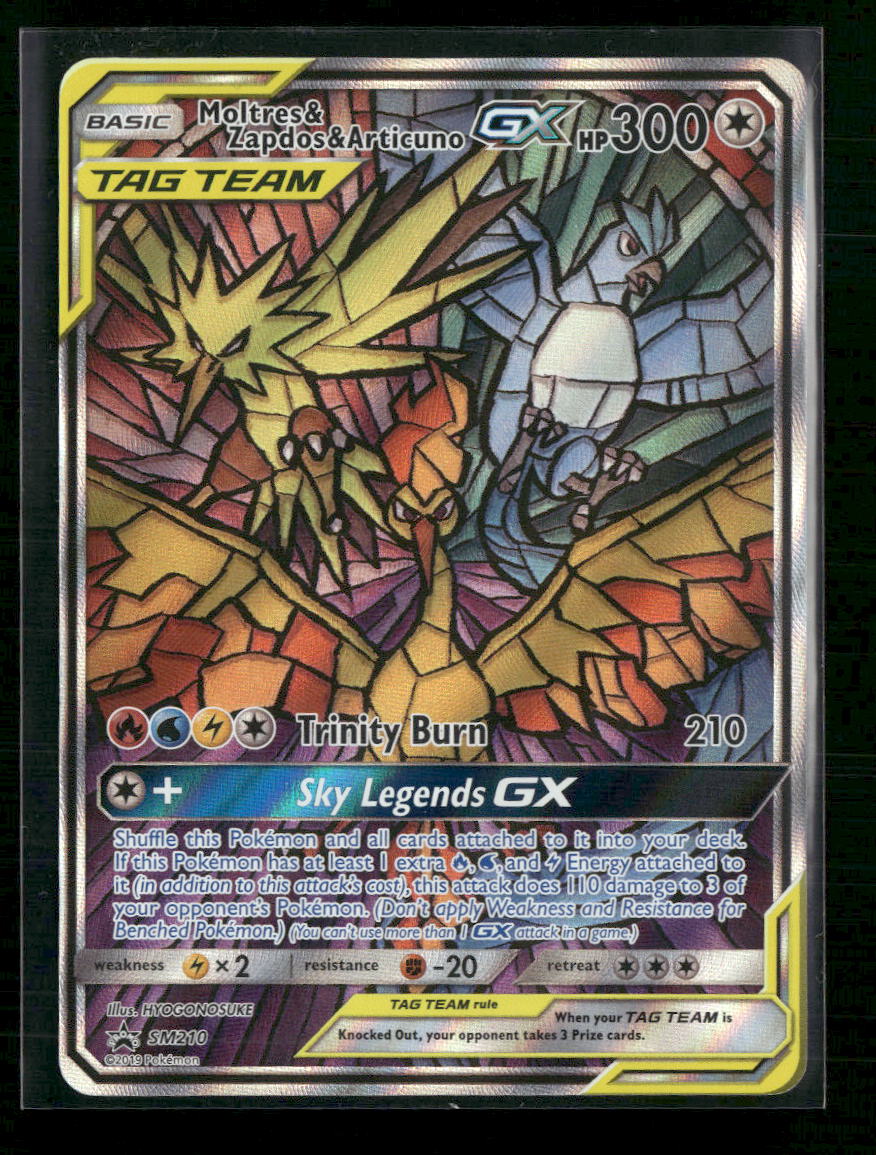 SM Promos Moltres & Zapdos & Articuno GX #SM210