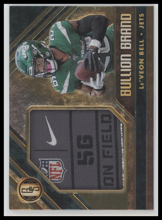 Le'Veon Bell 2020 #BBT6 Panini Gold Standard Bullion Brand Patch #/10