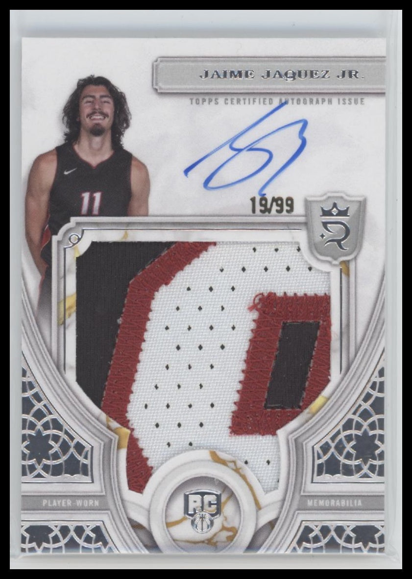 2023/24 Topps Royalty Rookie Patch Auto #/99 Jaime Jaquez Jr. Auto #118