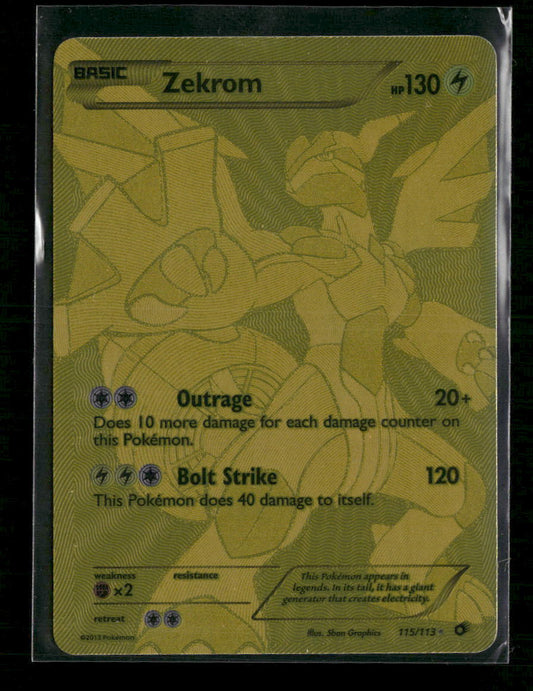 Legendary Treasures Zekrom (115 Full Art Secret Rare) #115/113