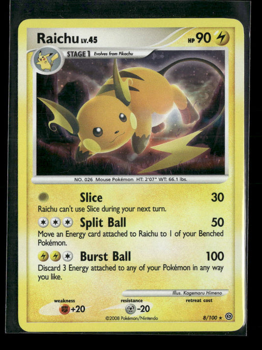 Stormfront Raichu #8/100