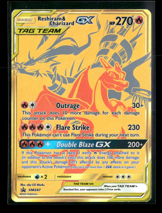 SM Promos Reshiram & Charizard GX #SM247