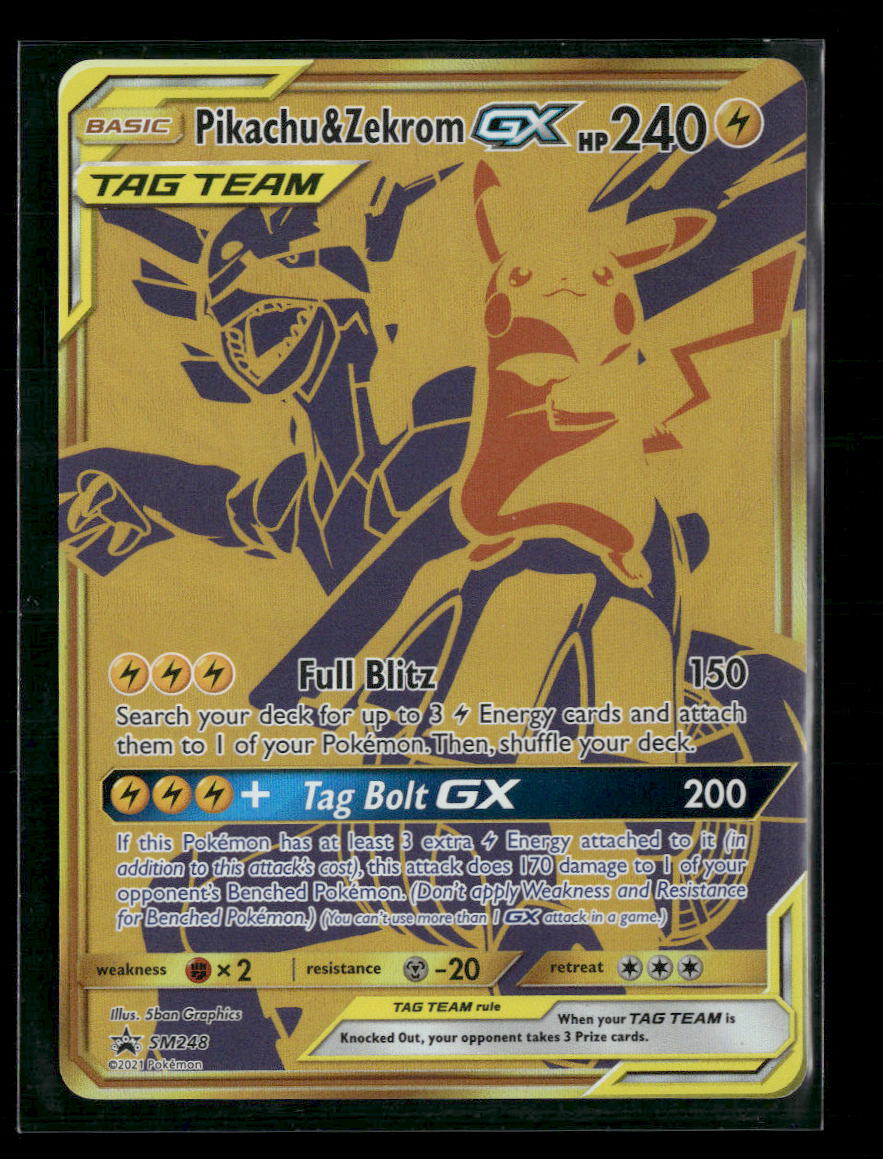 SM Promos Pikachu & Zekrom GX #SM248