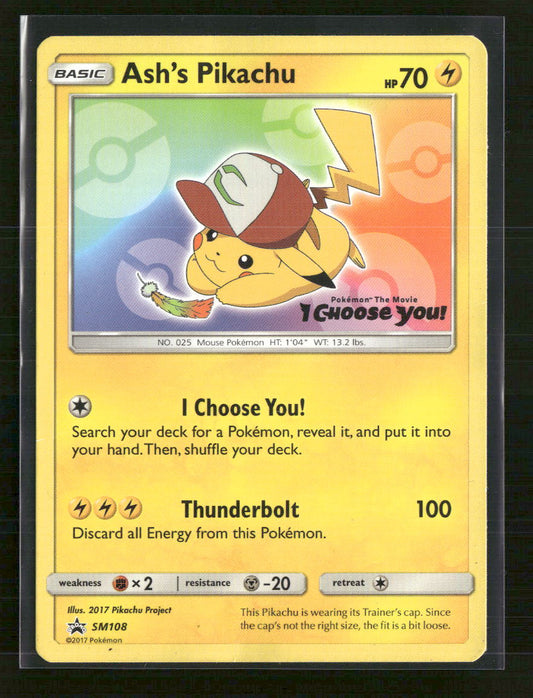 SM Promos Ash's Pikachu #SM108
