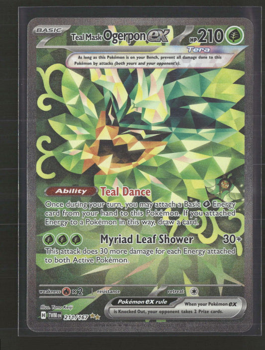 SV06: Twilight Masquerade Teal Mask Ogerpon ex #211/167