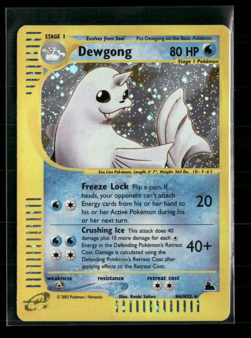 Skyridge Dewgong (H6) #H06/H32