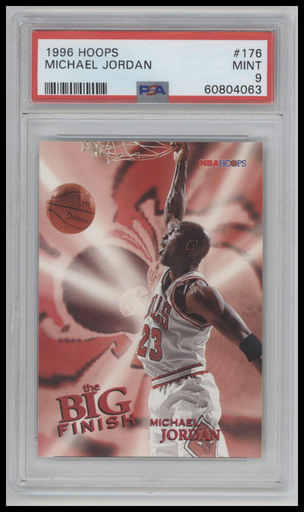 1996 Hoops Michael Jordan 9 PSA #176