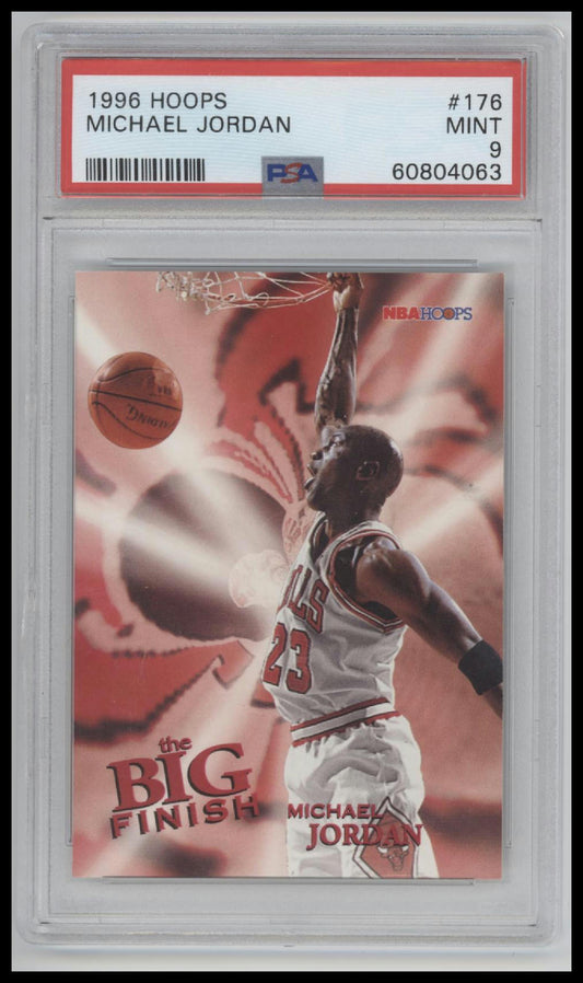 1996 Hoops Michael Jordan 9 PSA #176