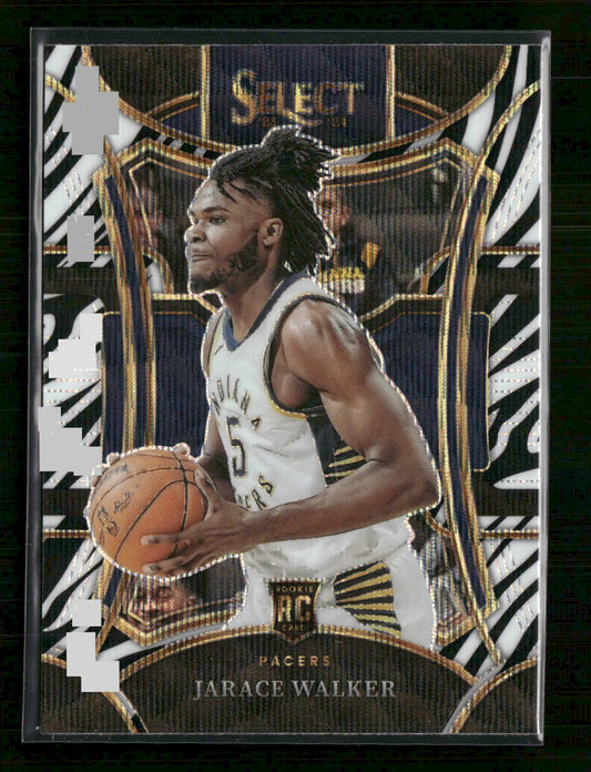 2023-24 Panini Select Zebra Prizms Jarace Walker Rookie #309