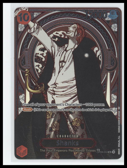 Shanks - OP09-004 (SP) (Silver) - Carrying On His Will (OP13)