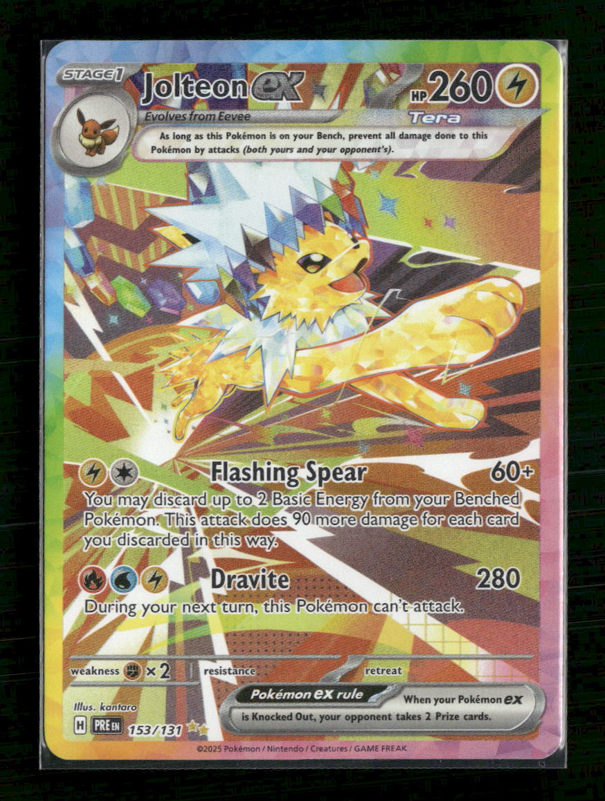 SV: Prismatic Evolutions Jolteon ex #153/131