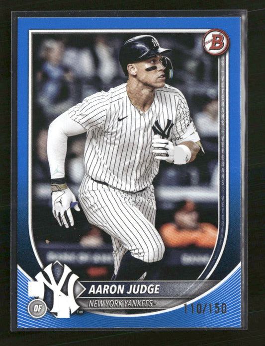 2025 Bowman Blue Aaron Judge #/150 #99
