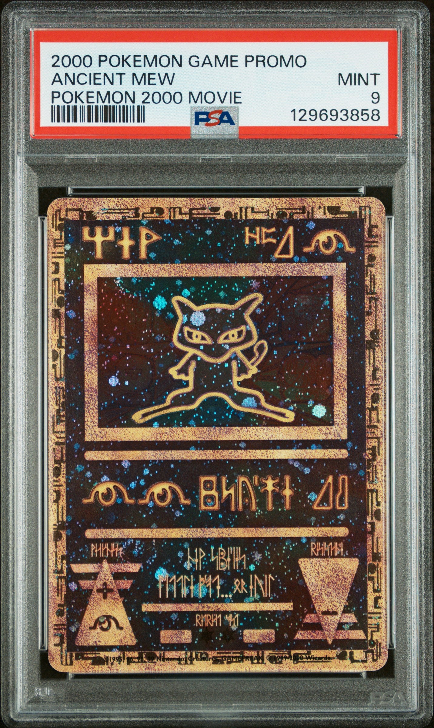 2000 Pokemon Game Movie Pokemon 2000 Movie Ancient Mew 9 PSA #