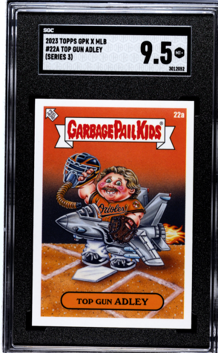 2023 Topps Gpk X Mlb (Series 3) Top Gun Adley 9.5 SGC #22A