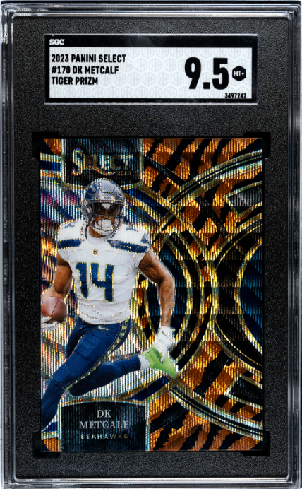 2023 Panini Select Tiger Prizm Dk Metcalf 9.5 SGC #170