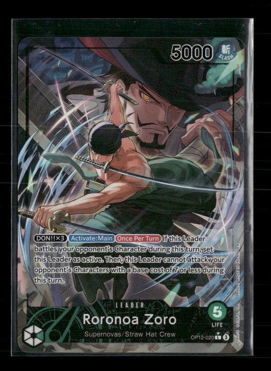 Legacy of the Master Roronoa Zoro (020) (Alternate Art) #OP12-020