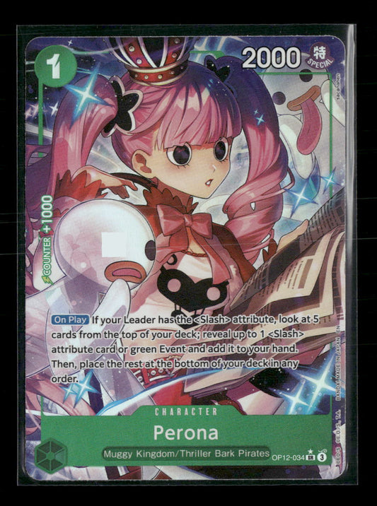 Legacy of the Master Perona (Alternate Art) #OP12-034