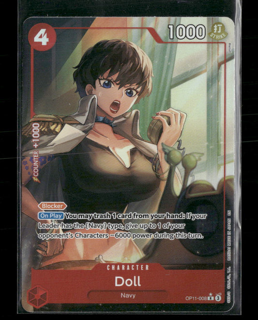 A Fist of Divine Speed Doll (Alternate Art) #OP11-008