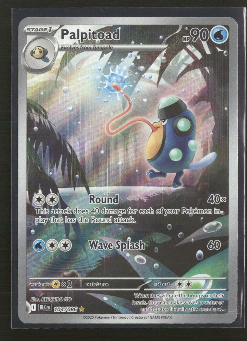 SV: Black Bolt Palpitoad #104/086