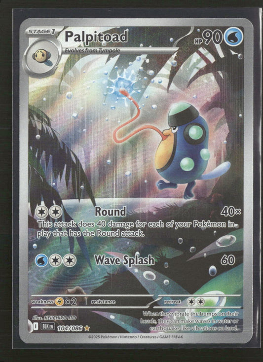 SV: Black Bolt Palpitoad #104/086