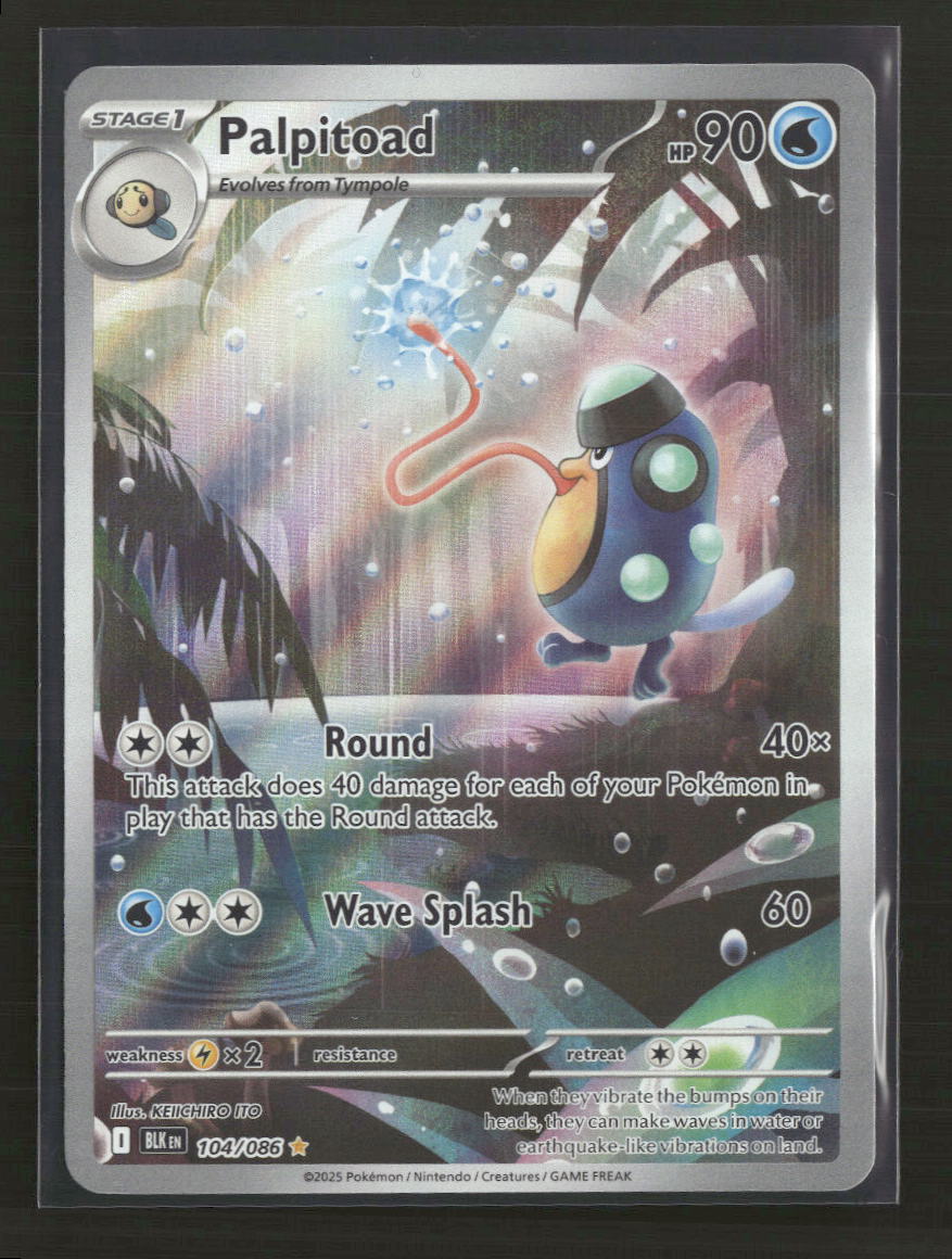 SV: Black Bolt Palpitoad #104/086