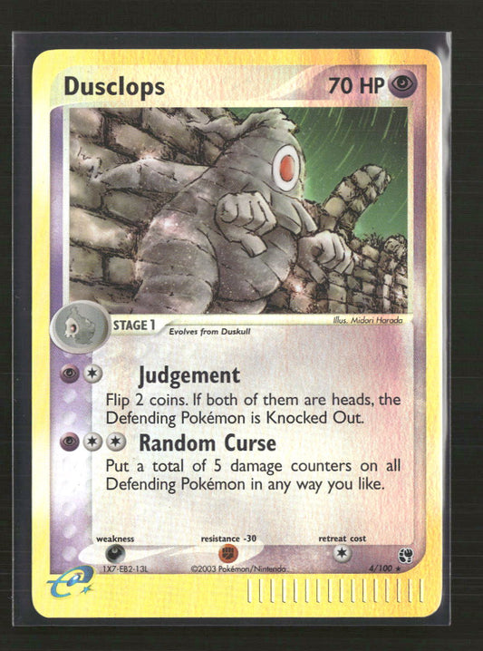 Sandstorm Dusclops Reverse Holofoil #4/100