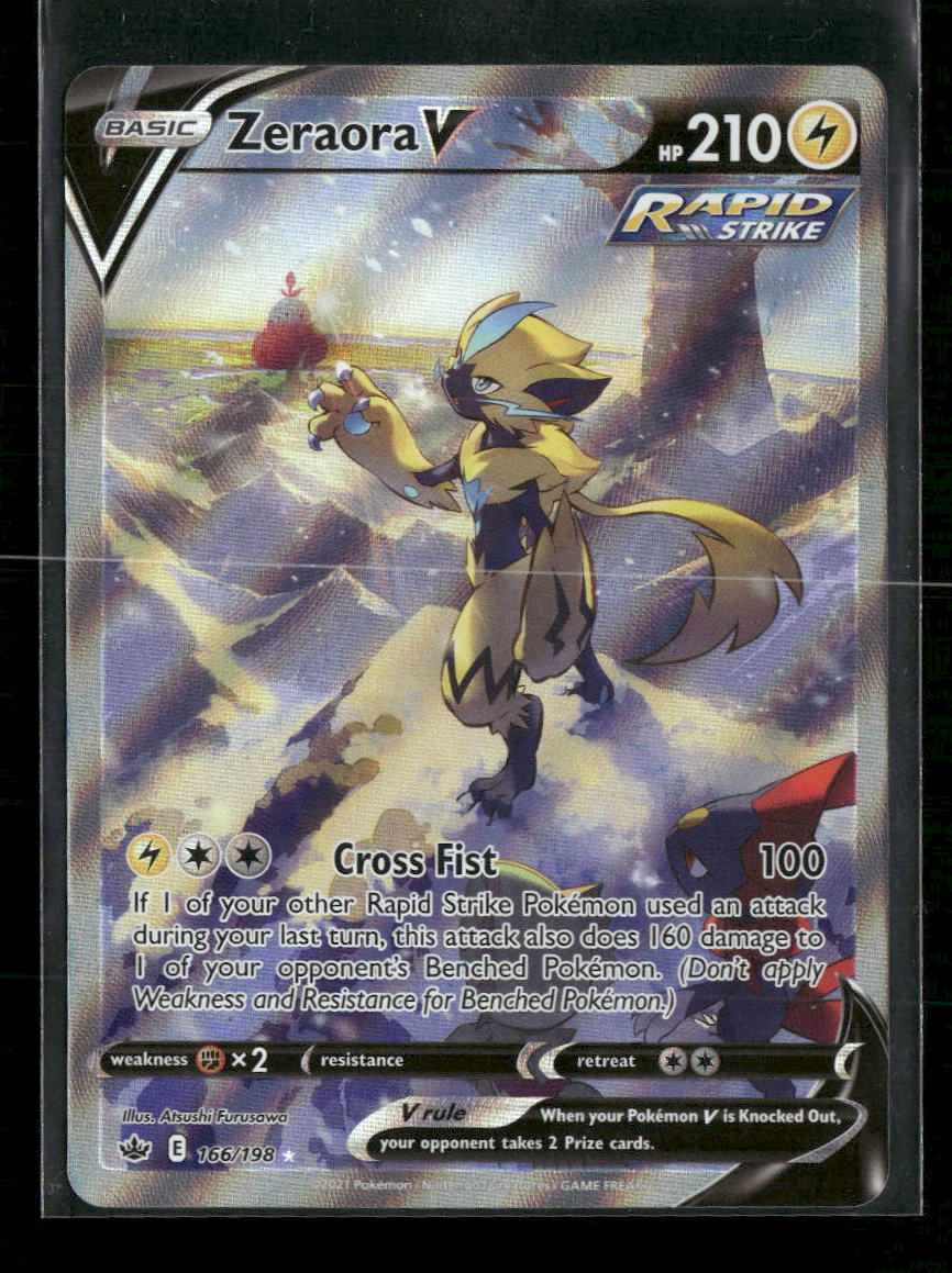 SWSH06: Chilling Reign Zeraora V (Alternate Full Art) #166/198