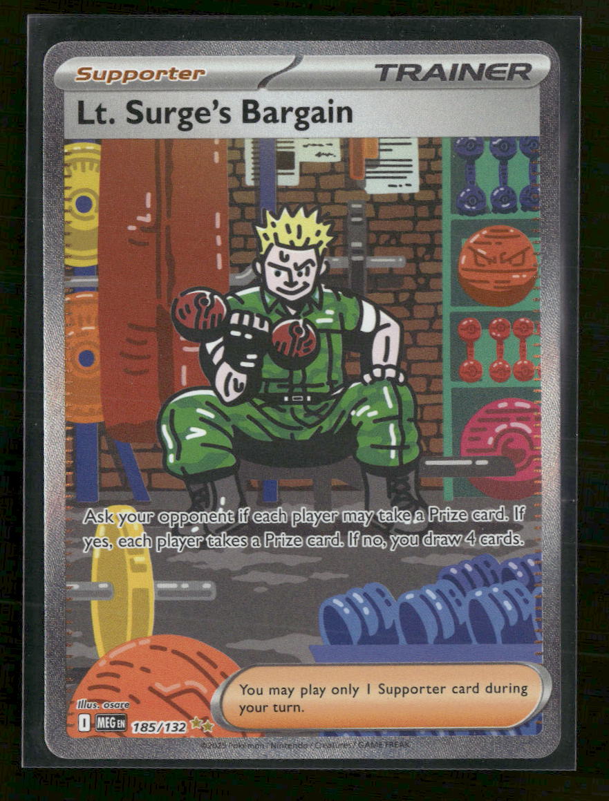 ME01: Mega Evolution Lt. Surge's Bargain #185/132
