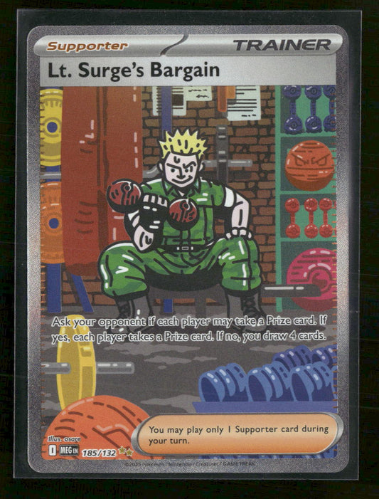 ME01: Mega Evolution Lt. Surge's Bargain #185/132