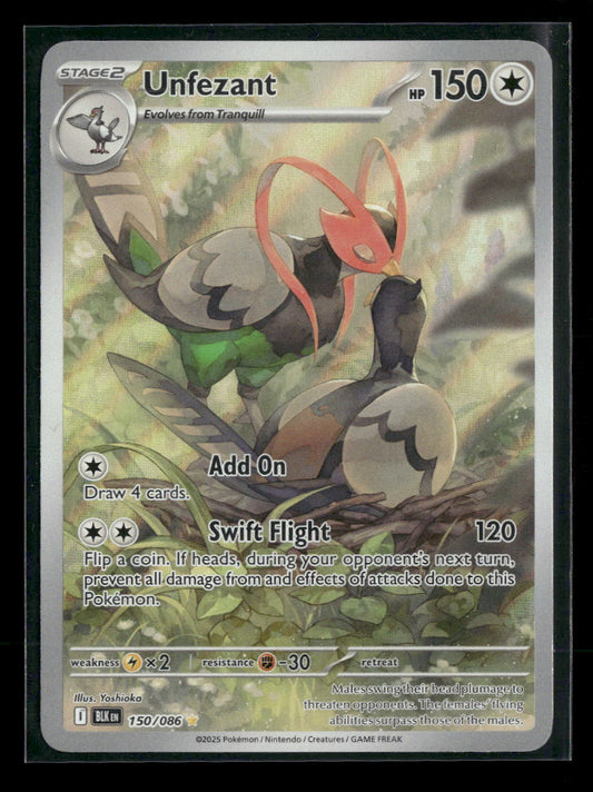 SV: Black Bolt Unfezant #150/086