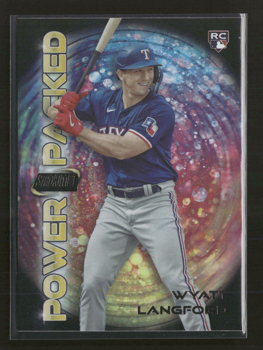 2024 Stadium Club Power Packed Black Wyatt Langford #/99 #PP-29