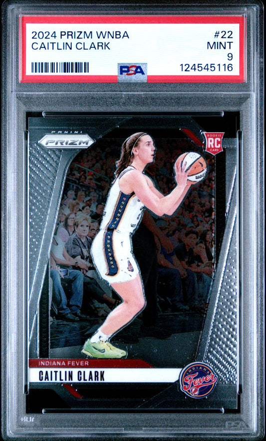2024 Panini Prizm Wnba Caitlin Clark 9 PSA #22
