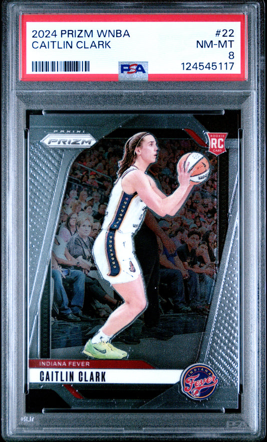 2024 Panini Prizm Wnba Caitlin Clark 8 PSA #22